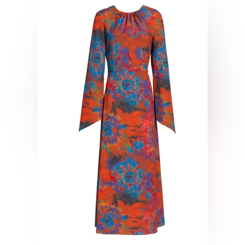 Ronny Kobo- Mara Abstract Midi Dress (NEW without tags)